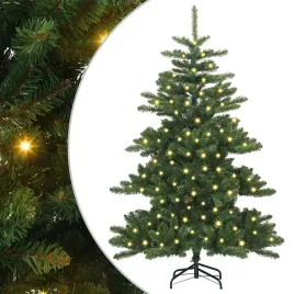 sztuczna-choinka-na-zawiasach-150-cm-z-dekoracyjnymi-lampkami-led
