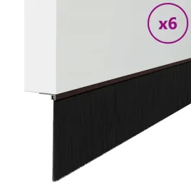 uszczelki-z-szczotka-do-drzwi-na-zatrzask-6-pcs-brazowy-100-cm