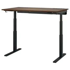 ikea-mittzon-biurko-z-regulacja-wysokosci-okl-orzechowa-czarny-140x80-cm