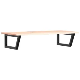 polka-scienna-pod-umywalke-stal-i-lite-drewno-debowe