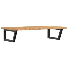 polka-scienna-pod-umywalke-stal-i-lite-drewno-debowe