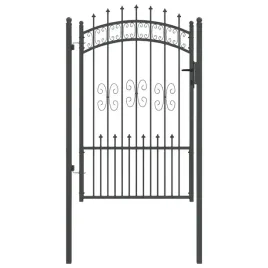 bramka-ogrodzeniowa-z-ostrym-szczytem-szary-103-x-150-cm-stal