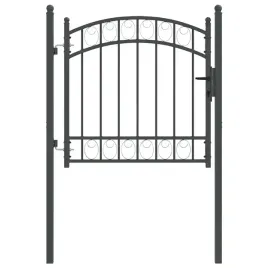 brama-ogrodzeniowa-szary-100-x-100-cm-stal-malowana-proszkowo