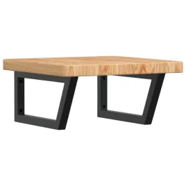 polka-scienna-pod-umywalke-stal-i-lite-drewno-debowe