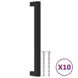 uchwyty-do-szafek-10-szt-czarne-192-mm-stal-nierdzewna