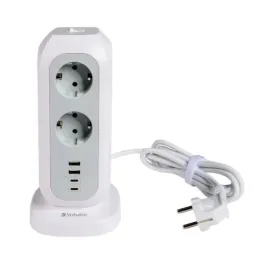 verbatim-przedluzacz-pionowy-15w111xac-ue-2xusb-c-2xusb-a-2m-eupt-01-bialy