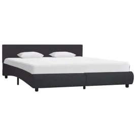 rama-lozka-z-led-czarna-sztuczna-skora-160-x-200-cm