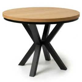 stol-okragly-rozkladany-pajak-loft-100-200-cm-blat-36mm-nogi-7x7