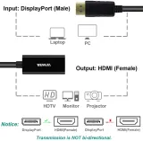 benfei-adapter-displayport-na-hdmi-dlugosc-0-15-m