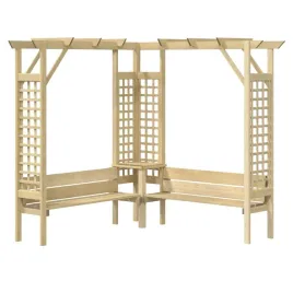 pergola-narozna-z-lawka-impregnowane-drewno-sosnowe