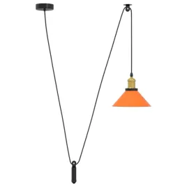 lampa-wiszaca-z-regulacja-wysokosci-e27-pomaranczowy-polysk