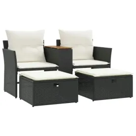 2-osobowa-sofa-ogrodowa-z-podnozkami-czarna-polirattan