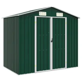 szopa-ogrodowa-zielona-205x129x183-cm-stal-galwanizowana