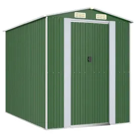 szopa-ogrodowa-zielona-192x274x223-cm-stal-galwanizowana