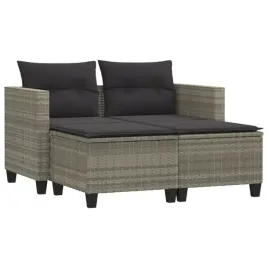 2-osobowa-sofa-ogrodowa-z-podnozkami-jasnoszara-polirattan