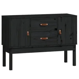 szafka-czarna-110x40x78-cm-lite-drewno-sosnowe