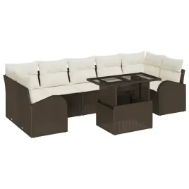 zestaw-sof-na-ogrod-z-poduszka-8-pcs-brazowy-polirattan