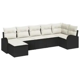 zestaw-sof-na-ogrod-z-poduszka-7-pcs-czarny-polirattan