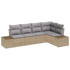 zestaw-sof-na-ogrod-z-poduszka-5-pcs-bezowy-i-jasnoszary