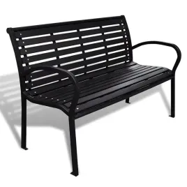 lawka-ogrodowa-125-cm-stal-i-wpc-czarna
