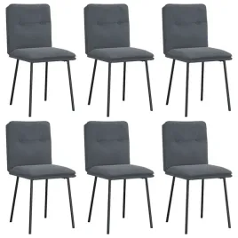 krzesla-stolowe-6-szt-ciemnoszare-obite-aksamitem