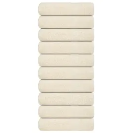 reczniki-do-rak-10-szt-kremowe-50x100-cm-bawelna-100percent