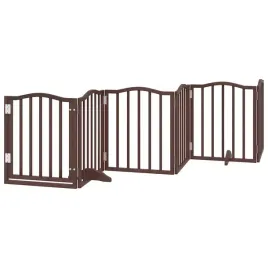 skladana-bramka-dla-psa-z-drzwiami-6-paneli-braz-300-cm
