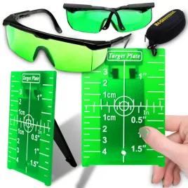 plytka-tarcza-celownicza-do-laserow-poziomic-zielona-ochronne-okulary