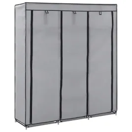 szafa-z-przegrodami-i-drazkami-szara-150x45x175-cm-tkanina