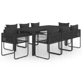 9-czesciowy-zestaw-mebli-ogrodowych-rattan-pvc-czarny