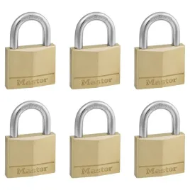 komplet-zestaw-6-klodek-mosieznych-na-1-klucz-masterlock-140eursix-40mm