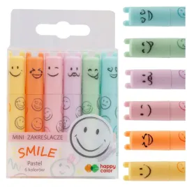 zakreslacze-mini-pastelowe-pisaki-mazaki-zestaw-happy-color-buzki-6-kolorow