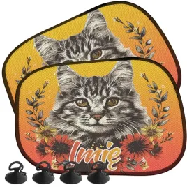 zaslonki-przeciwsloneczne-do-auta-koty-kotki-cat-kwiatki-prezent-dziecka