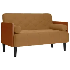 sofa-dwuosobowa-z-poduszkami-walkowymi-brazowa-110-cm-aksamit