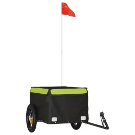 przyczepka-rowerowa-czarno-zielona-30-kg-zelazo