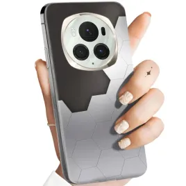 etui-do-honor-magic-6-pro-wzory-szare-metallic-grey-obudowa-pokrowiec-case