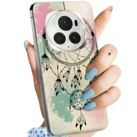 etui-do-honor-magic-6-pro-wzory-boho-lapacz-snow-piora-obudowa-pokrowiec