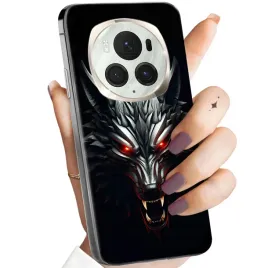 etui-do-honor-magic-6-pro-wzory-wiedzmin-witcher-bialy-wilk-dziki-gon-case