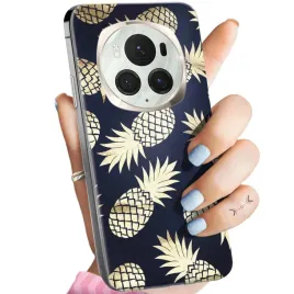 etui-do-honor-magic-6-pro-wzory-ananas-owoce-egzotyczne-obudowa-pokrowiec