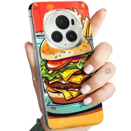 etui-do-honor-magic-6-pro-wzory-hamburger-burgery-fast-food-jedzenie-case