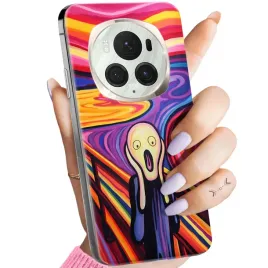 etui-do-honor-magic-6-pro-wzory-krzyk-munch-edvard-scream-obudowa-pokrowiec