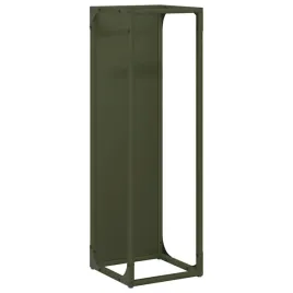 stojak-na-drewno-opalowe-oliwkowy-zielony-25x25x8