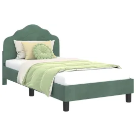 lozko-dzieciece-z-rama-i-zaglowkiem-zielony-morski-80-x-160-cm