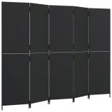 parawan-5-panelowy-czarny-polirattan