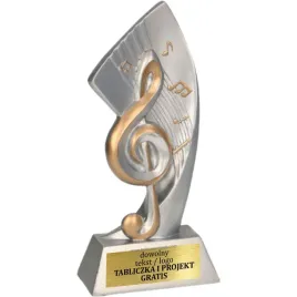 statuetka-odlewana-klucz-wiolinowy-muzyka-17-cm-personalizacja-gratis