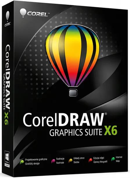 COREL X6 GRAPHICS SUITE CorelDRAW WIN BOX ✔️ Licencja Dożywotnia
