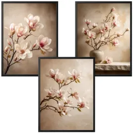 plakaty-na-sciane-50x70-magnolia-wiosna-zestaw-3-szt-bez-ramy-wiele-wzorow