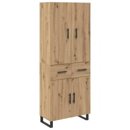 highboard-z-szuflada-2-szt-dab-rzemieslniczy-695-x-34-x-180-cm