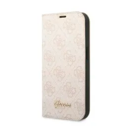 guess-4g-metal-camera-outline-booktype-case-etui-iphone-14-rozowy