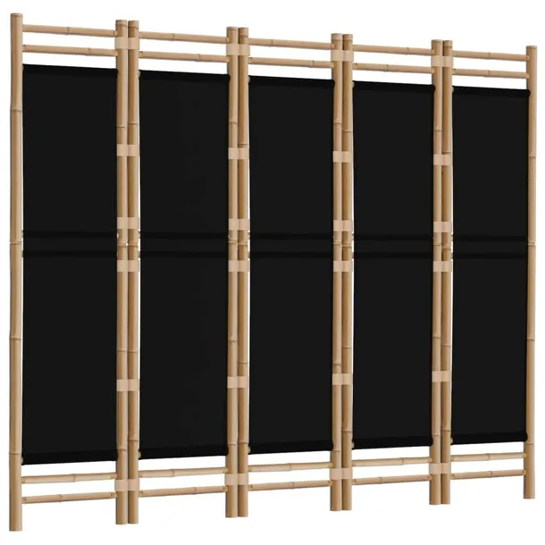 skladany-parawan-5-panelowy-200-cm-bambus-i-pl-stan-nowy-wysokosc-parawanu-180-cm